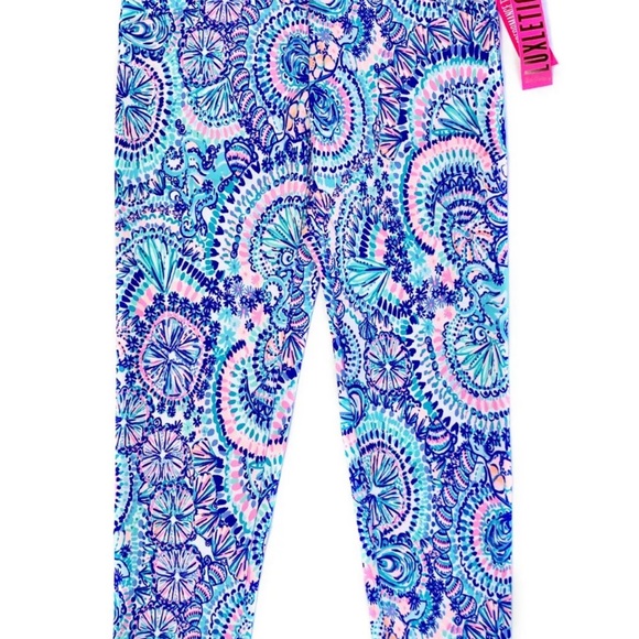 Lilly Pulitzer Corso pant Blue grotto commotion in the ocean size 6 worn once - Picture 5 of 16
